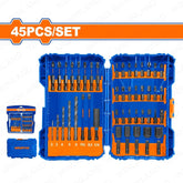 Wadfow by Winland 45PCS/Set Impact Screwdriver Bits Set with Screwdriver Bit Holder WSV6545 WAD-HT